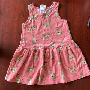Coral H &M rank dress Sz 1.5-2y